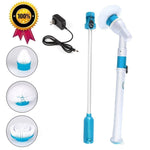 3 Head Sets for Multi-Purpose Uses(Bathroom Floor Wall Floor Scrub Brush Scrubber)floor scrubber (Blue)