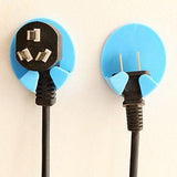 10 Pcs Wall Adhesive Plastic Power Plug Socket Holder