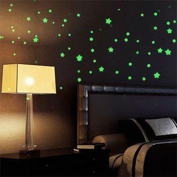 10 Sheet Twinkle Star Wall Stickers