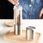 2 in 1 - Stainless Steel Pepper Mill \ Salt Grinder